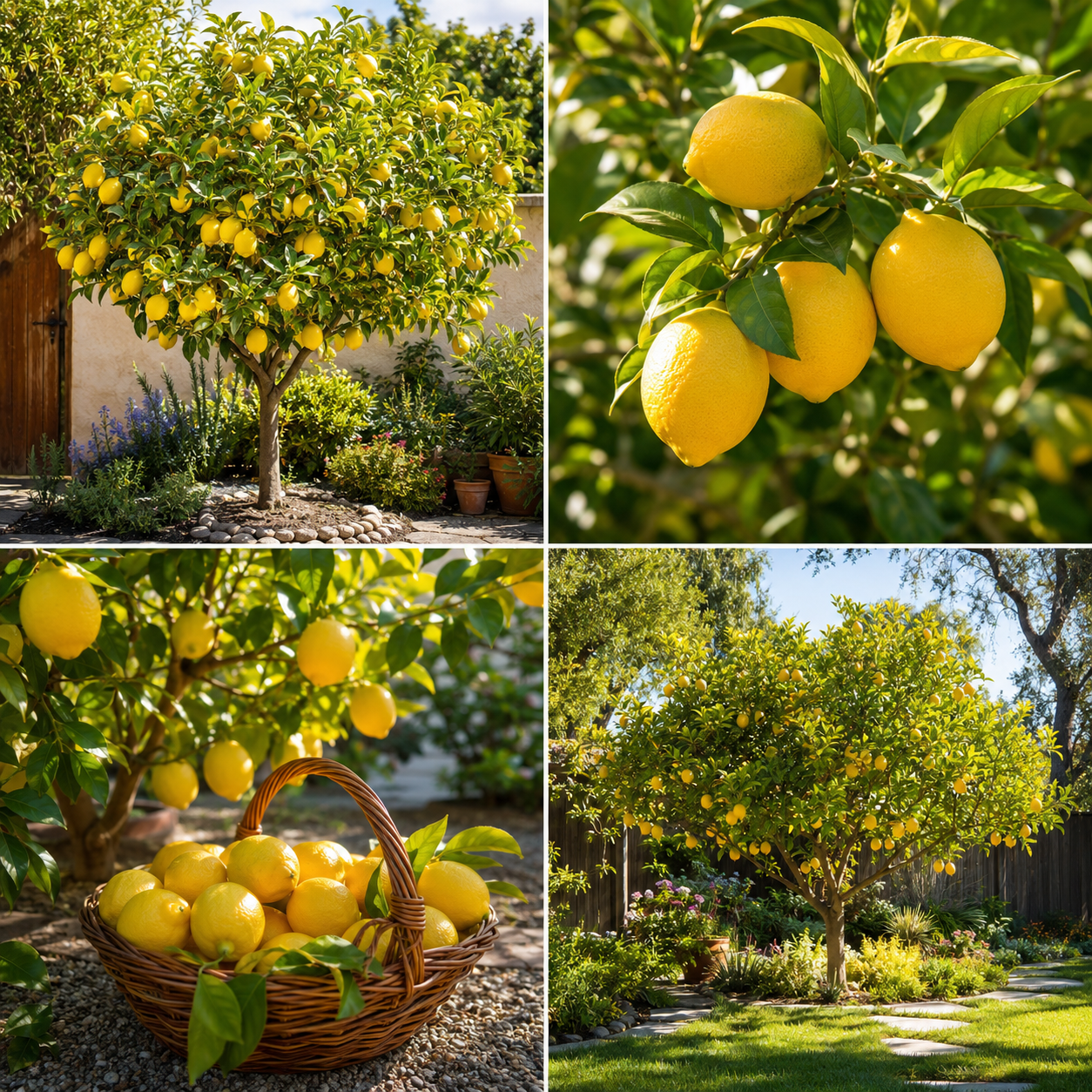 Meyer Lemon Tree Live for Planting | 1–2 Ft Live Citrus Plant | Easy-Grow Fruit Tree for Indoor or Outdoor Houses (No Ship to CA,HI,AK)