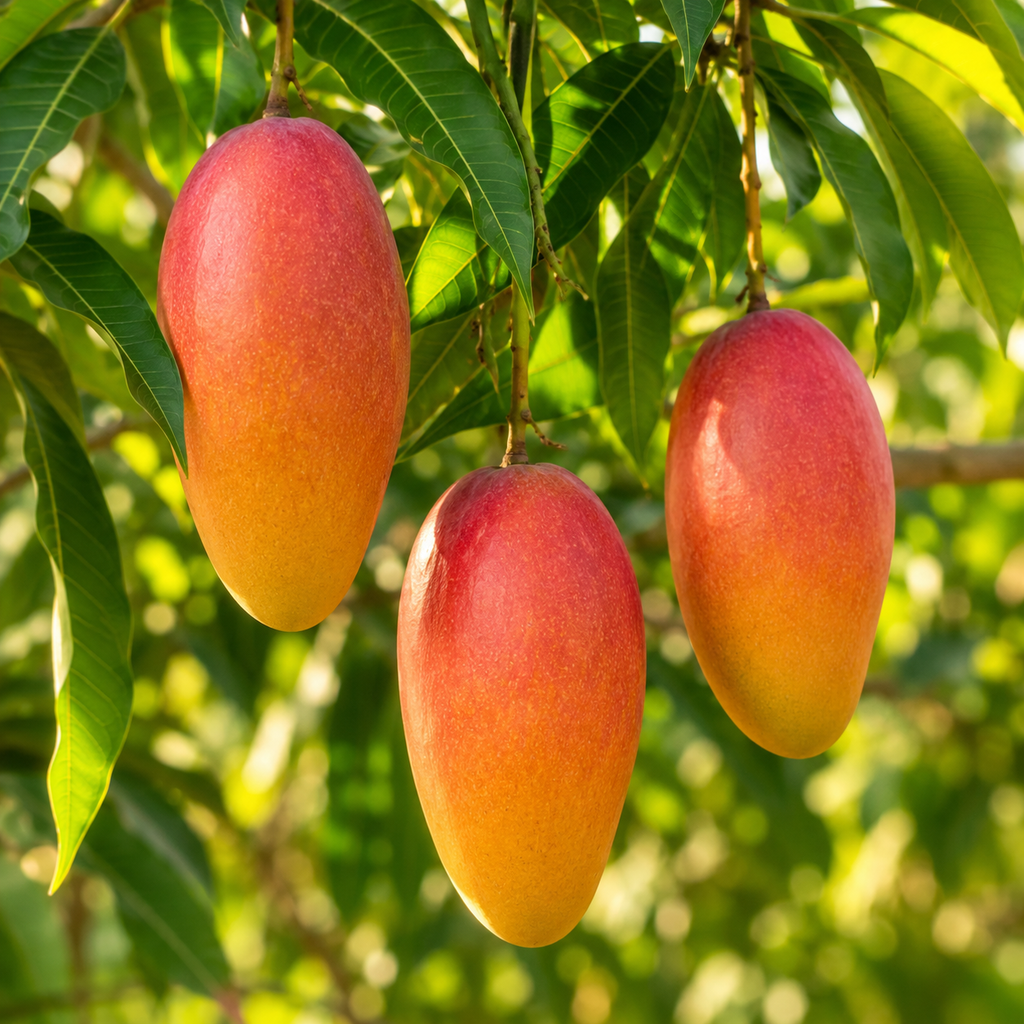 Mango Trees Live Plants | 2.5–3 Ft Tropical Mango Variety | Fresh, Juicy Mango Fruit Tree for Yard & Patio (No Ship to CA,HI,AK)