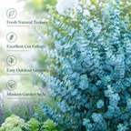 10 Baby Blue Eucalyptus Seeds for Planting, Non GMO, Aromatic Silver-Blue Foliage, Fast Growing, for Patio, Pots, Entryways & Home Styling