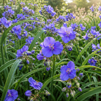 300 Pcs Ohio Spiderwort Seeds for Outdoors, Non-GMO Heirloom Flowers for Patios, Easy to Care Outdoor Décor, Low Maintenance Displays