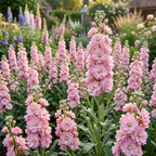 150 Pcs Katz Cherry Blossom Stock Seeds, Vigorous, Cold-Hardy Plants, Grow Robust Fragrant Pink Blooms for Outdoor Landscapes