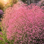 300 Pcs Carmine Baby's Breath Seeds Perennial for Outdoors, Easy to Care Outdoor Yard Floral Décor, Low Maintenance Displays