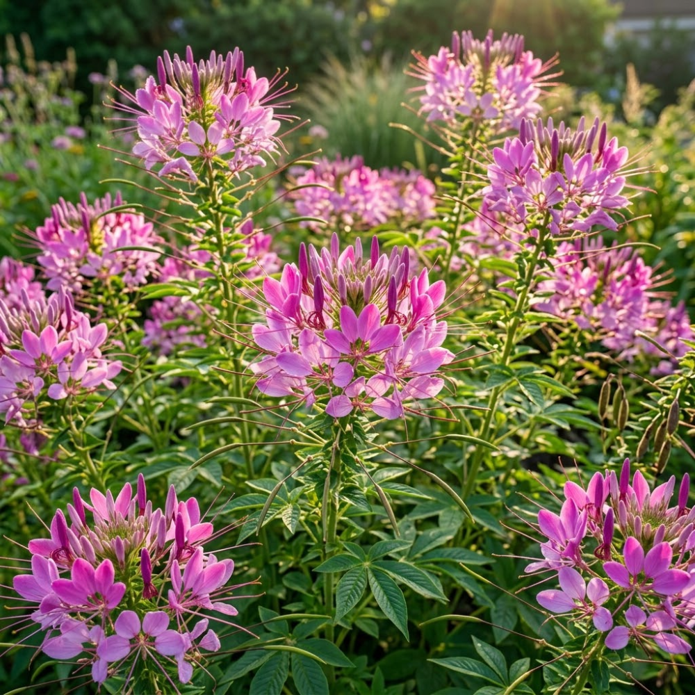 150 Pcs Rocky Mountain Bee Plant Seeds for Planting, Adaptable Heirloom Yielding Striking Purple Blooms, Easy to Care Outdoor Yard Decor