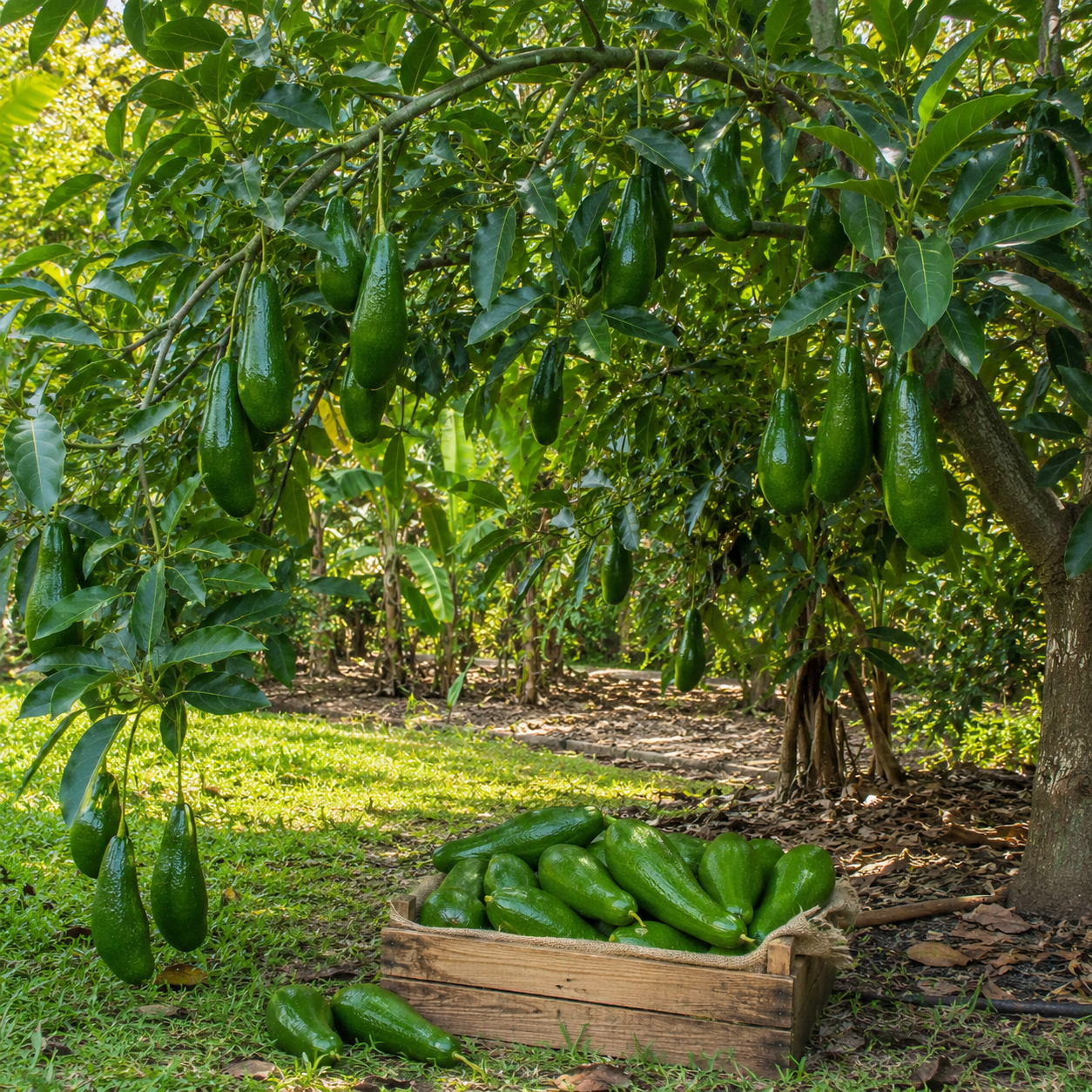 Avocado Tree Live Plants | Russell Avocado Trees Live Plants 30–36 Inch Tall | Potted Fruit Tree for Outdoor Growing & Backyard Gardens (No Ship to CA,HI,AK)