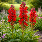 250 Red Cardinal Flower Seeds, Non-GMO Lobelia cardinalis Seeds, Easy to Grow, Vibrant Scarlet Red Flower Spikes, Perennial Wildflower Seeds for Gardens