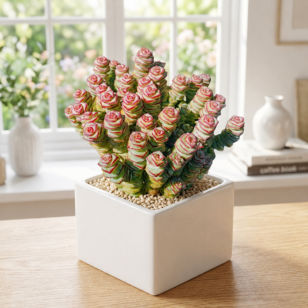 Live Crassula Baby Necklace Trailing Succulent in 2” Inch Pot | Fully Rooted Trailing Plant | Ideal for DIY Projects, Gifts & Home Décor