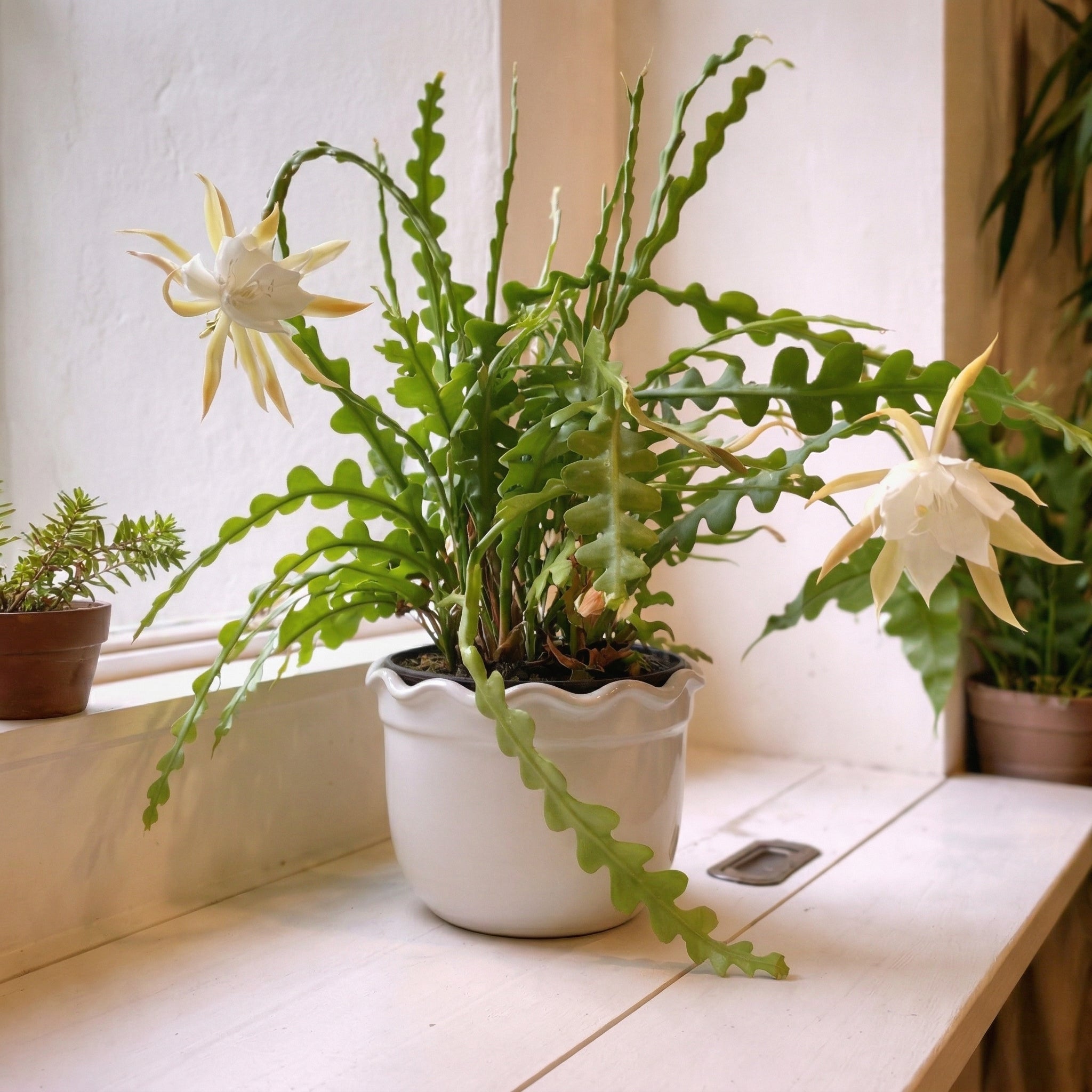 Fishbone Cactus (RIC Rac Cactus) Live Plant in 3" Pot | Unique Fish Bone Patterned Foliage | Easy-Care Indoor Tropical Houseplant | Great for Home Décor