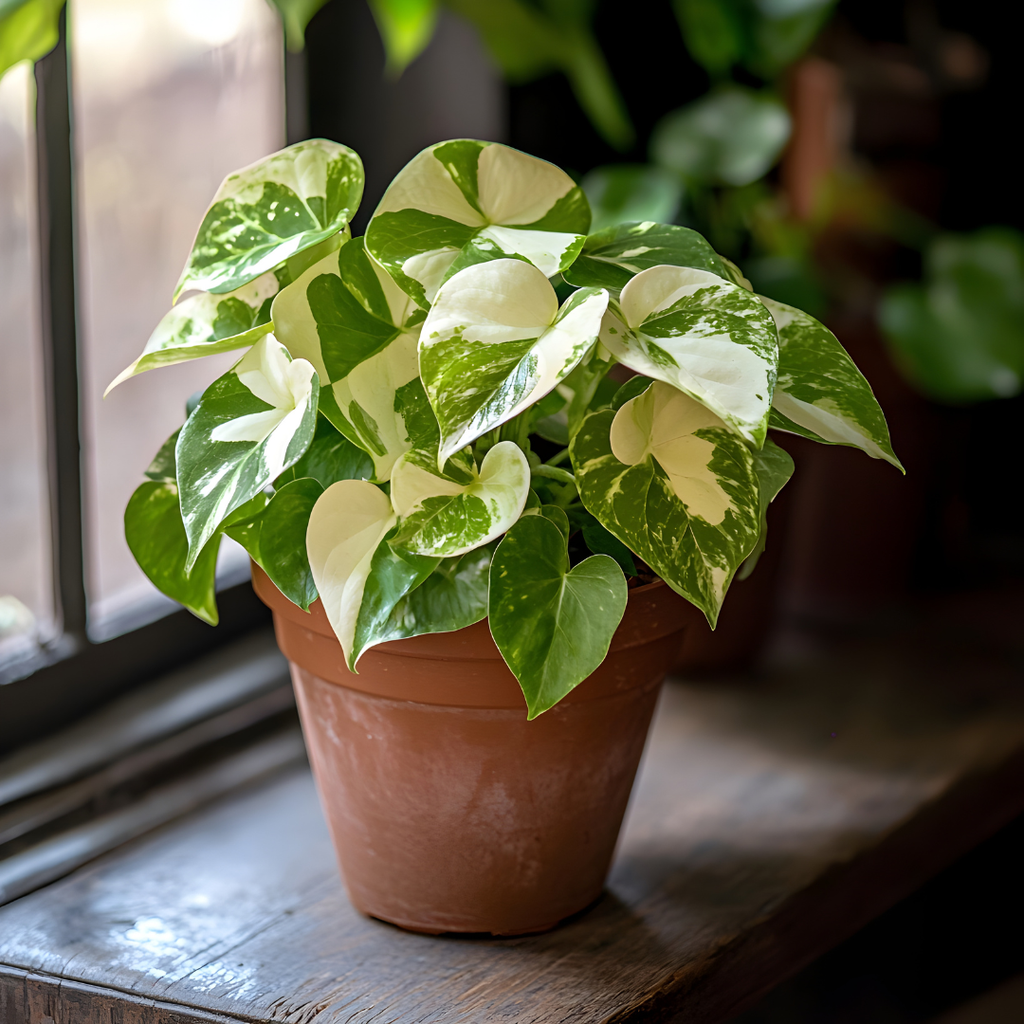 Pothos N’Joy Live Plant, Pothos Plant Live in 2 Inch Pot, Low Maintenance Vine for Indoor Home Decor, Desks, Shelves and Small Spaces
