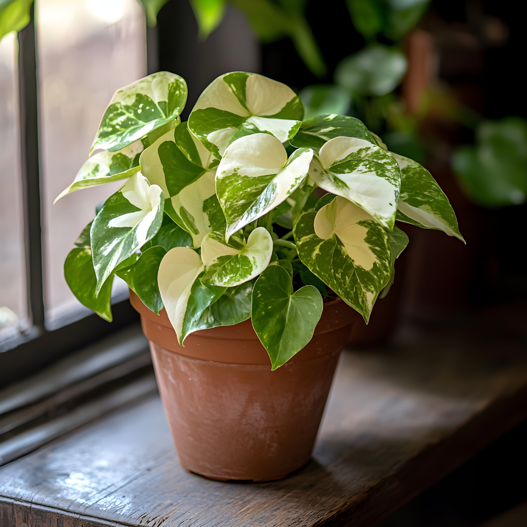 Pothos N’Joy Live Plant, Pothos Plant Live in 2 Inch Pot, Low Maintenance Vine for Indoor Home Decor, Desks, Shelves and Small Spaces