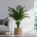 3 Parlor Palm Live Plant, 2 Inch Pot, Potted Chamaedorea Elegans, Small Indoor Palm for Desks and Low Light Areas