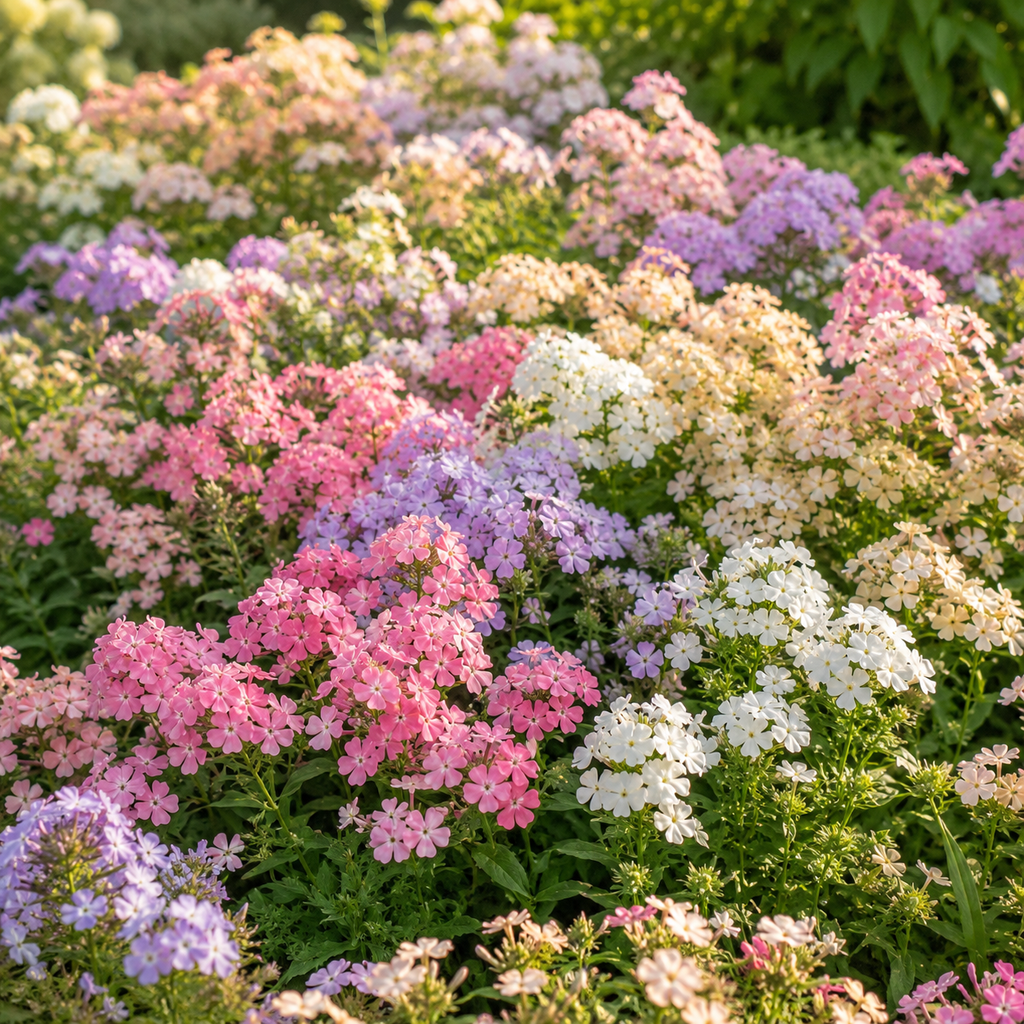 600 Pastel Shades Mix Phlox Seeds for Planting, Heirloom, Fast Growing, Sweet-Scented Annual Wildflower Seeds, Ideal for Outdoor Spaces