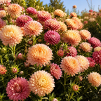 150 Tower Chamois Aster Seeds for Planting, Heirloom, Easy Care, Beautiful Double Peony-Like Blooms, Elegant Long-Stemmed, Ideal for Gardens, Patios & Borders