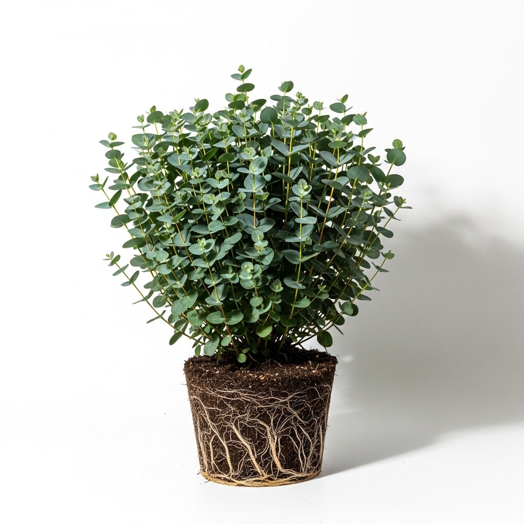 Baby Blue Eucalyptus Plant Live in 2.5 Inch Pot | Real Eucalyptus Plant for Planting Outdoors or Indoors | Fresh Aromatic Foliage | Easy-Growing Eucalyptus for Garden, Patio & Home Décor