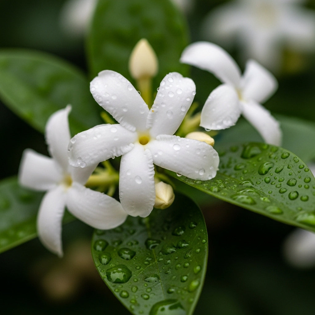 Jasmine Plant Live in 4 Inch Pot – Belle of India | Fragrant Jasmine Potted Plant Indoor | Jasmine Flower Plant for Home & Office Décor | Elegant White-Blooming Plant for Shelves, Desks