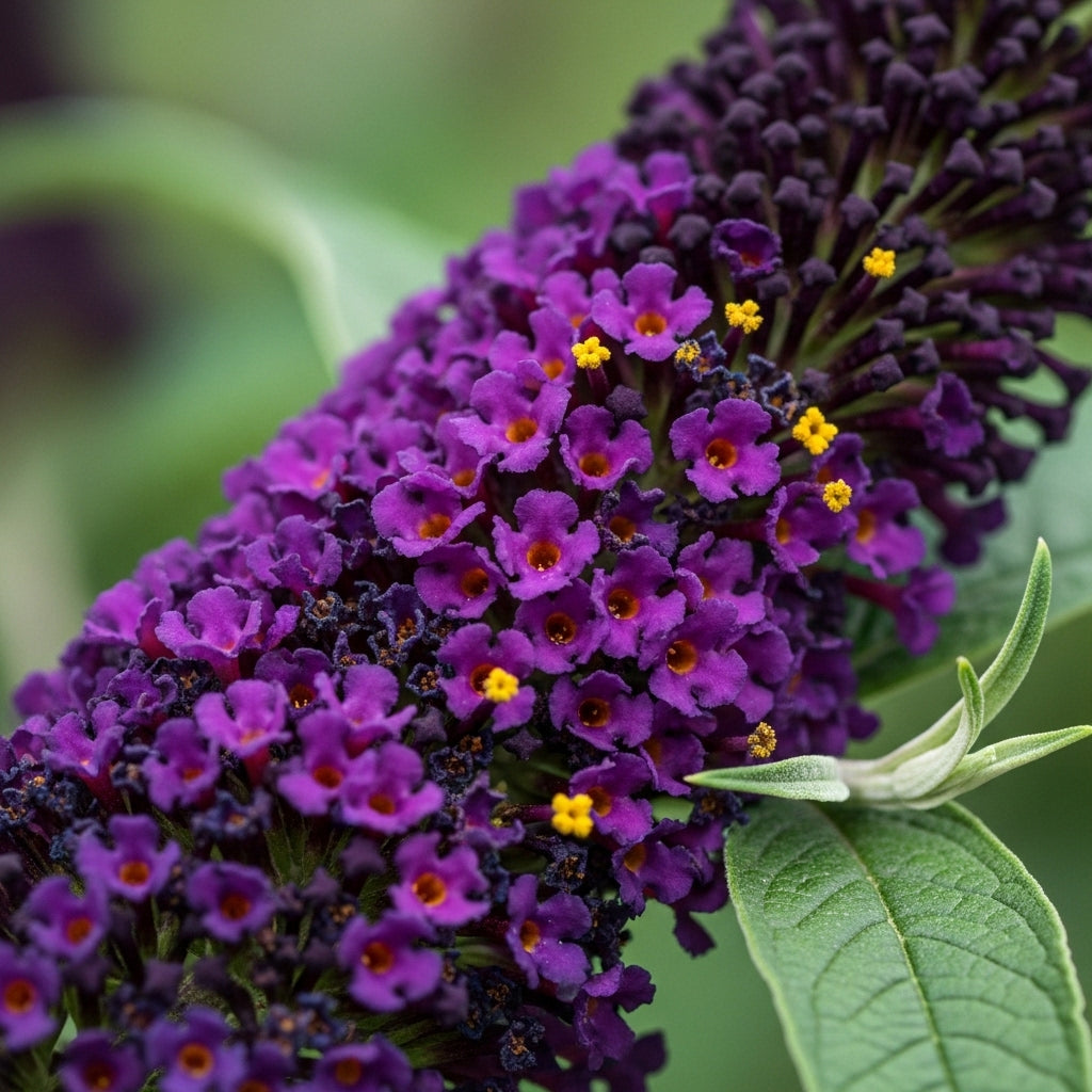 Black Knight Butterfly Bush Live Plant | 4 Inch Tall Buddleia | Flowering Shrub with Deep Purple Blooms | Easy to Grow Plant for Outdoor Gardens & Borders