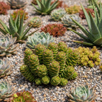 Live Succulent Crassula, Buddha's Temple Succulent in 2 Inch Pot, Low Maintance, Perfect for Indoor Accent Décor, Minimalist Spaces & Gift Giving