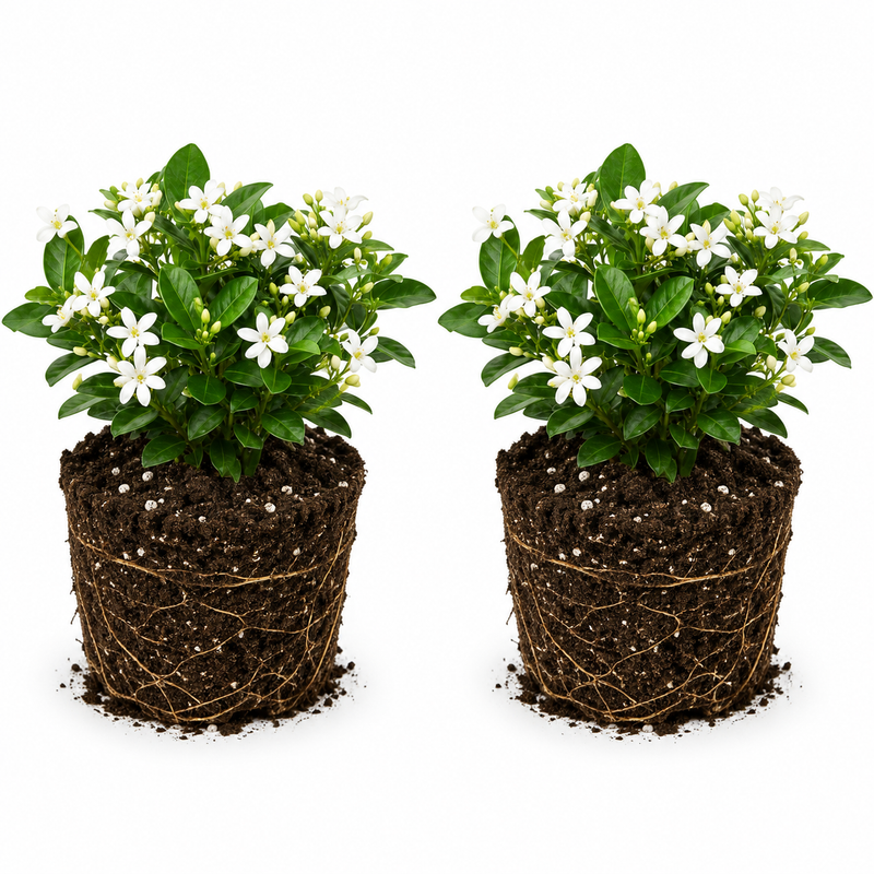 Asiatic Jasmine Live Plants, Ground Cover Plant 4-6 Inch Tall, Low Maintenance Trailing Vines for Shady Yard Borders