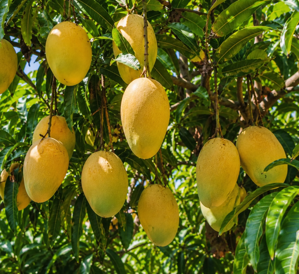 Mallika Mango Trees Live Plants |Sweet Fruit Tree 2.5–3 Ft Tall | Compact Tropical Mango Variety with Rich, Aromatic Fruit | Ideal for Yard, Patio & Warm-Climate Gardens (No Ship to CA, HI, AK)