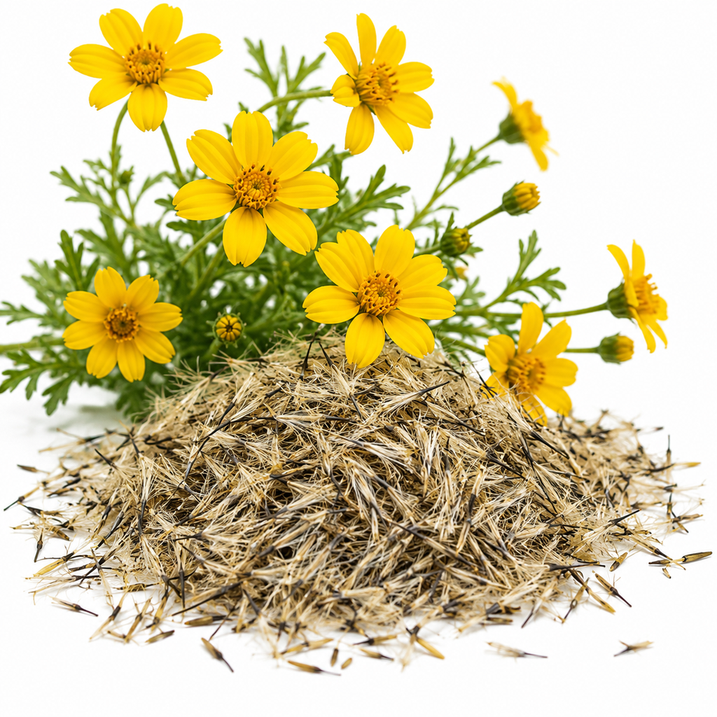 Dahlberg Daisy Seeds for Planting, 900 Pcs Daisy Seeds, Non GMO, Heirloom, Delicate Trailing Yellow Daisy for Hanging Baskets & Flower Beds