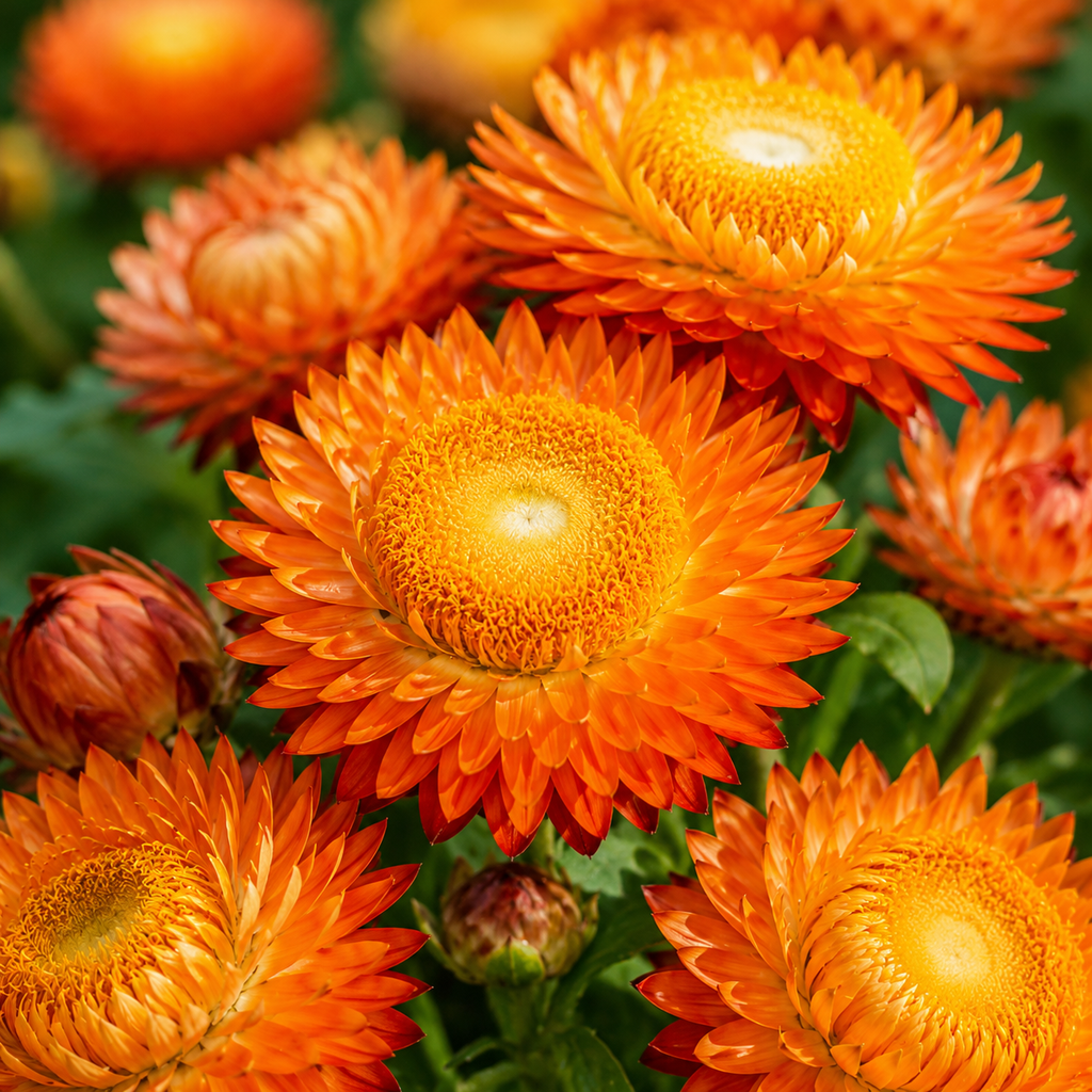 150 Strawflower Seeds for Planting Outdoors, Non GMO, Annual Flower Seeds, Vibrant Multi-Color Everlasting Flower, Ideal for Raised Beds & Backyard Gardens