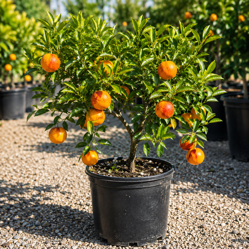 Hamlin Orange Trees Live Plants| 1 Gallon Live Potted Citrus Plant | Sweet Juicy Fruit Tree for Indoor & Outdoor Spaces (No Ship to CA,HI,AK)