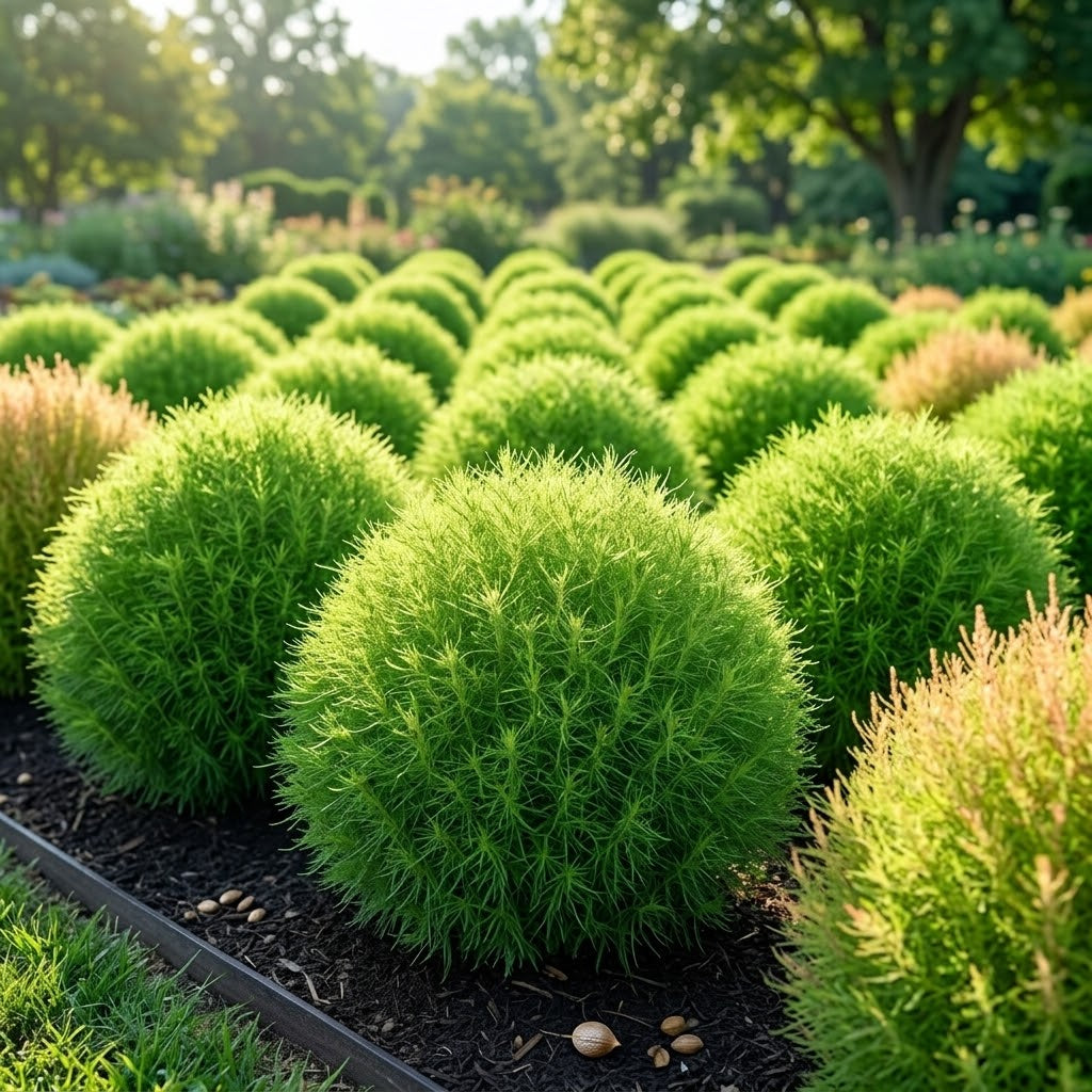 90 Pcs Burning Bush Plant Seeds, Summer Cypress, Non GMO, Easy to Grow, Red Foliage Shrub for Gardens & Landscaping