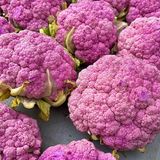 200 Purple Cauliflower Seeds, Non GMO, Easy to Grow Vegetable Seeds, Sweet Aromatic Violet Heads, Ideal for Outdoor Gardens