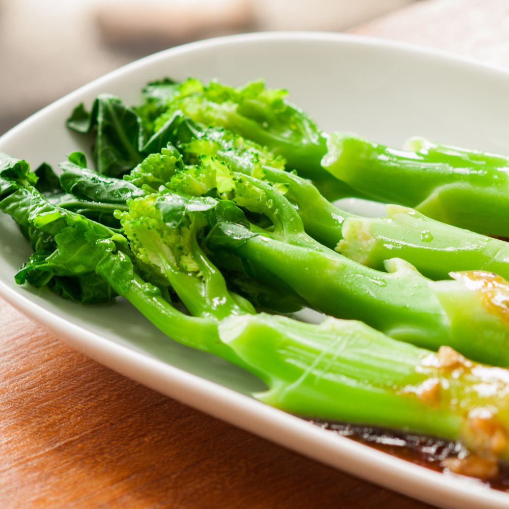 Chinese Broccoli Seeds for Planting - Kailaan, 300 Pcs, Non GMO, Heirloom, Easy to Grow Vegetables Seeds for Outdoor Gardens