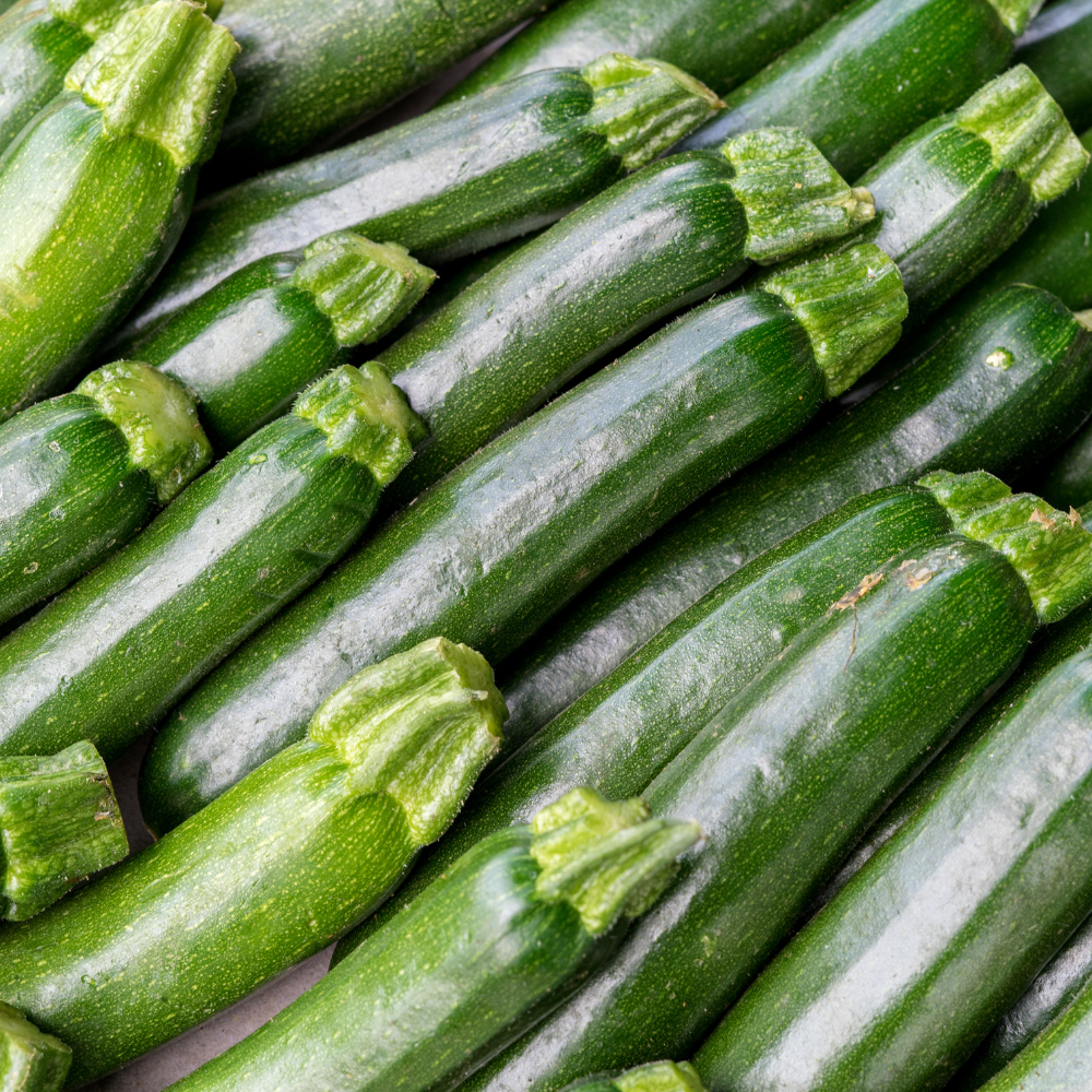 25 Dark Green Zucchini Seeds, Non GMO, Heirloom, High-Yield Summer Squash Seeds, for Pots, Containers & Gardens