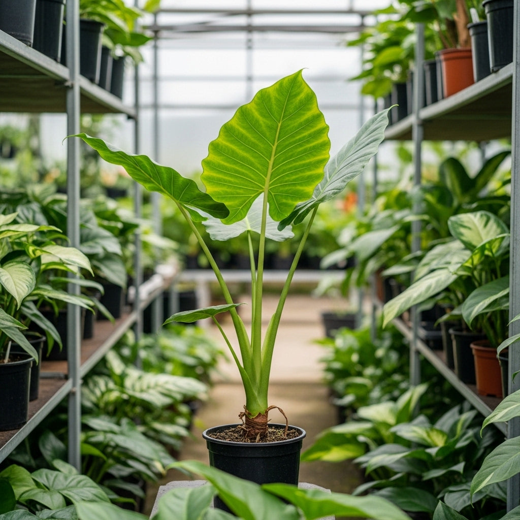 Elephant Ears Bulbs Grown Live Plant 1–2ft Tall | Colocasia Esculenta Tree for Outdoor Garden | Jungle-Style Landscaping & Shade Areas