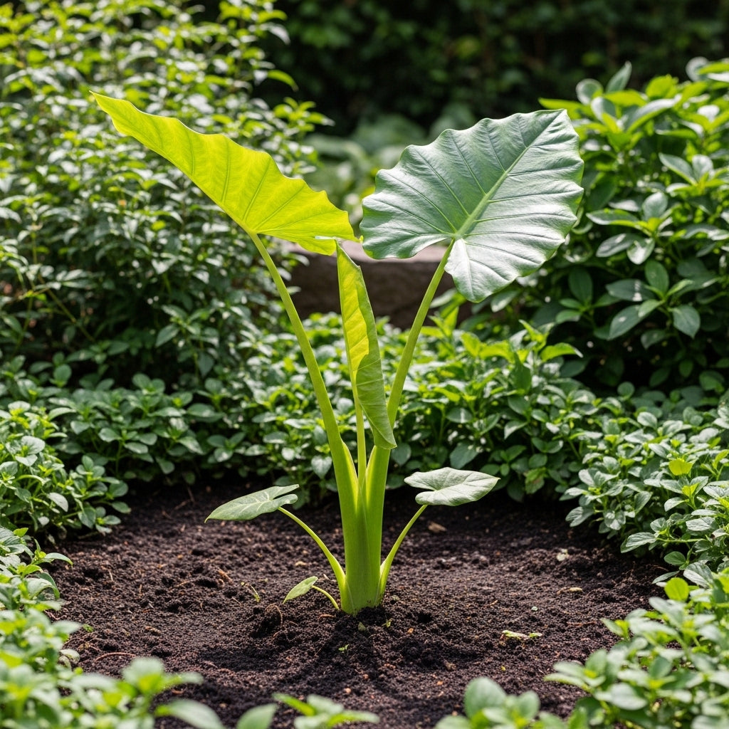 Elephant Ears Bulbs Grown Live Plant 1–2ft Tall | Colocasia Esculenta Tree for Outdoor Garden | Jungle-Style Landscaping & Shade Areas