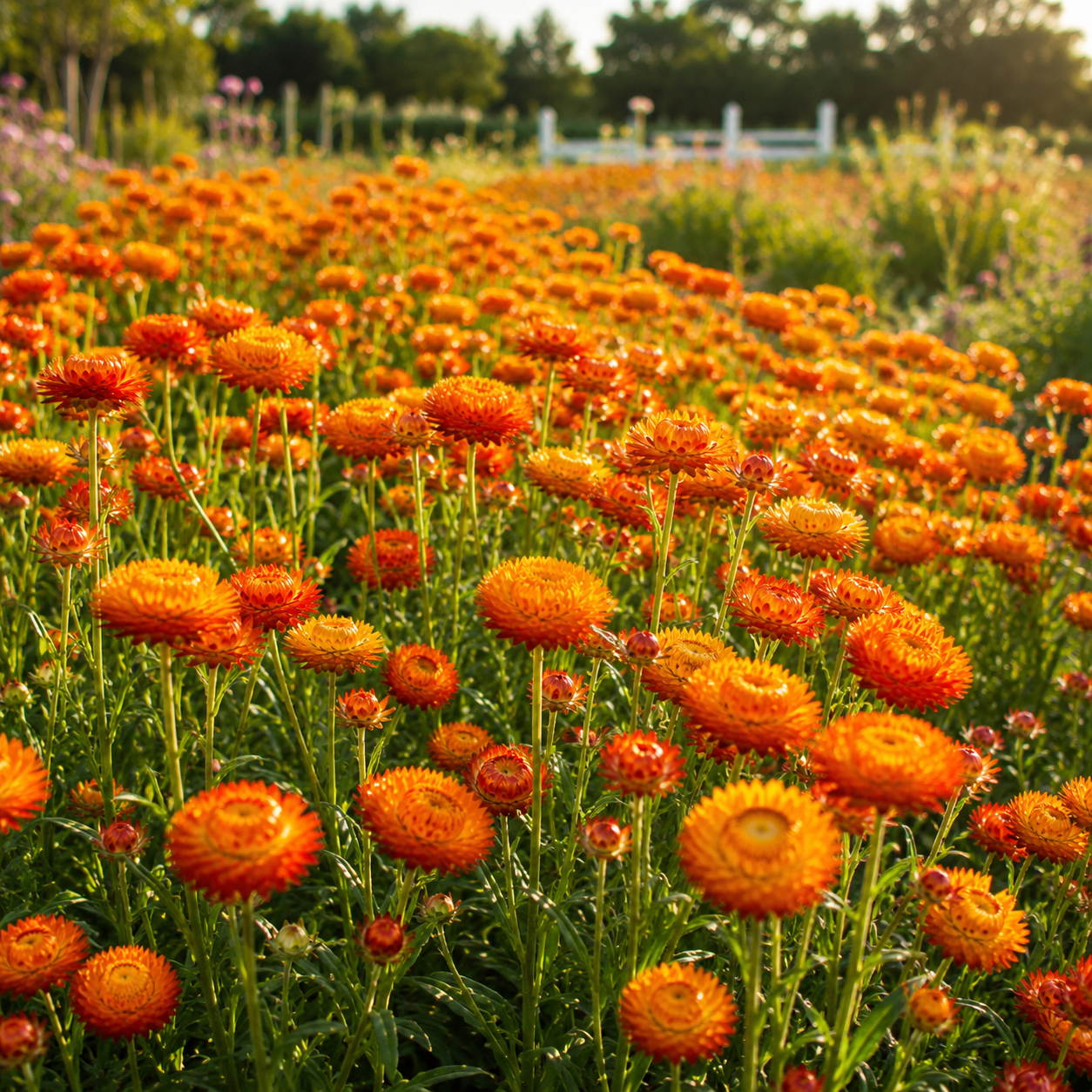150 Strawflower Seeds for Planting Outdoors, Non GMO, Annual Flower Seeds, Vibrant Multi-Color Everlasting Flower, Ideal for Raised Beds & Backyard Gardens