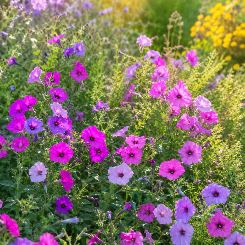 750 Shanin Wild Petunia Seeds, Non GMO, Easy to Grow, Vibrant Lavender Purple Blooms, Charming Low-Growing Purple Accent, Perfect Unique Seed Gift for Gardeners