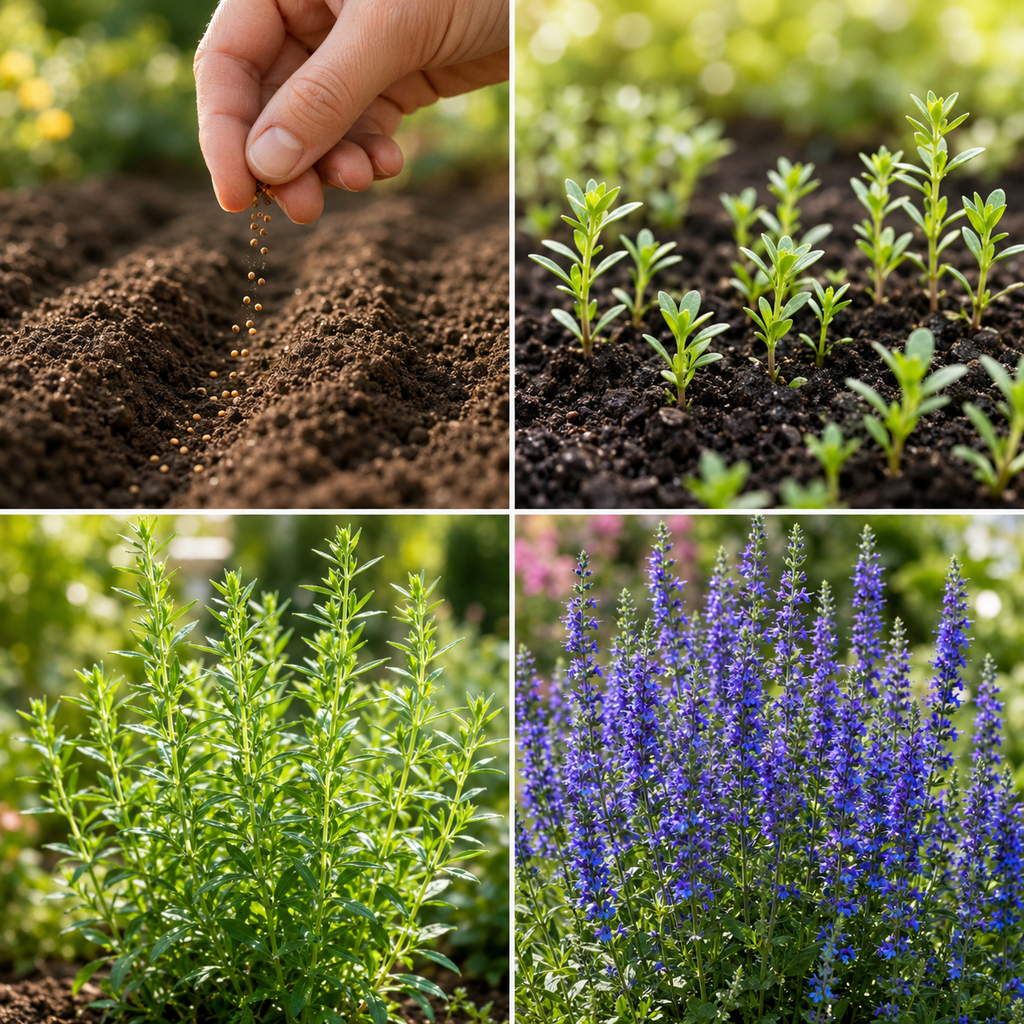 500 Blue Hyssop Seeds, Non GMO, Heirlooms, Long Lasting Seasonal Blooms, Decorative Flower Seeds for Patio Pots, Borders & Garden Spaces