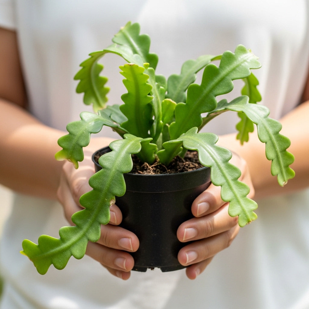 Fishbone Cactus Live Plant in 4" Inch Pot | Eye-Catching RIC Rac Foliage | Beginner-Friendly Indoor Houseplant for Décor | Unique Gift for Plant Enthusiasts