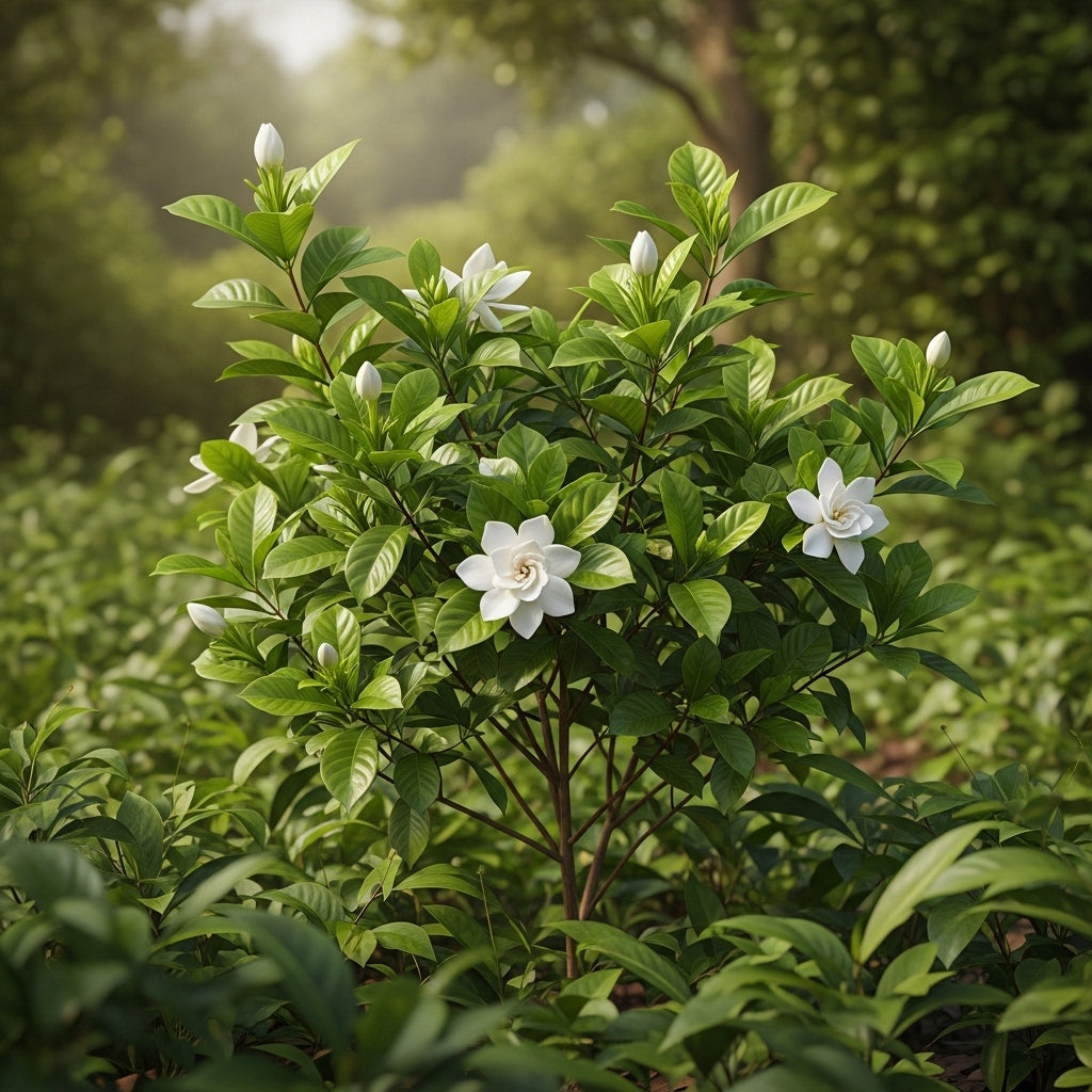 Frostproof Gardenia Jasmine Plant Indoor Live in 4 Inch Pot | Cold Hardy White-Blooming Jasmine | Easy to Grow Live Jasmine Plant for Indoor & Patio Décor