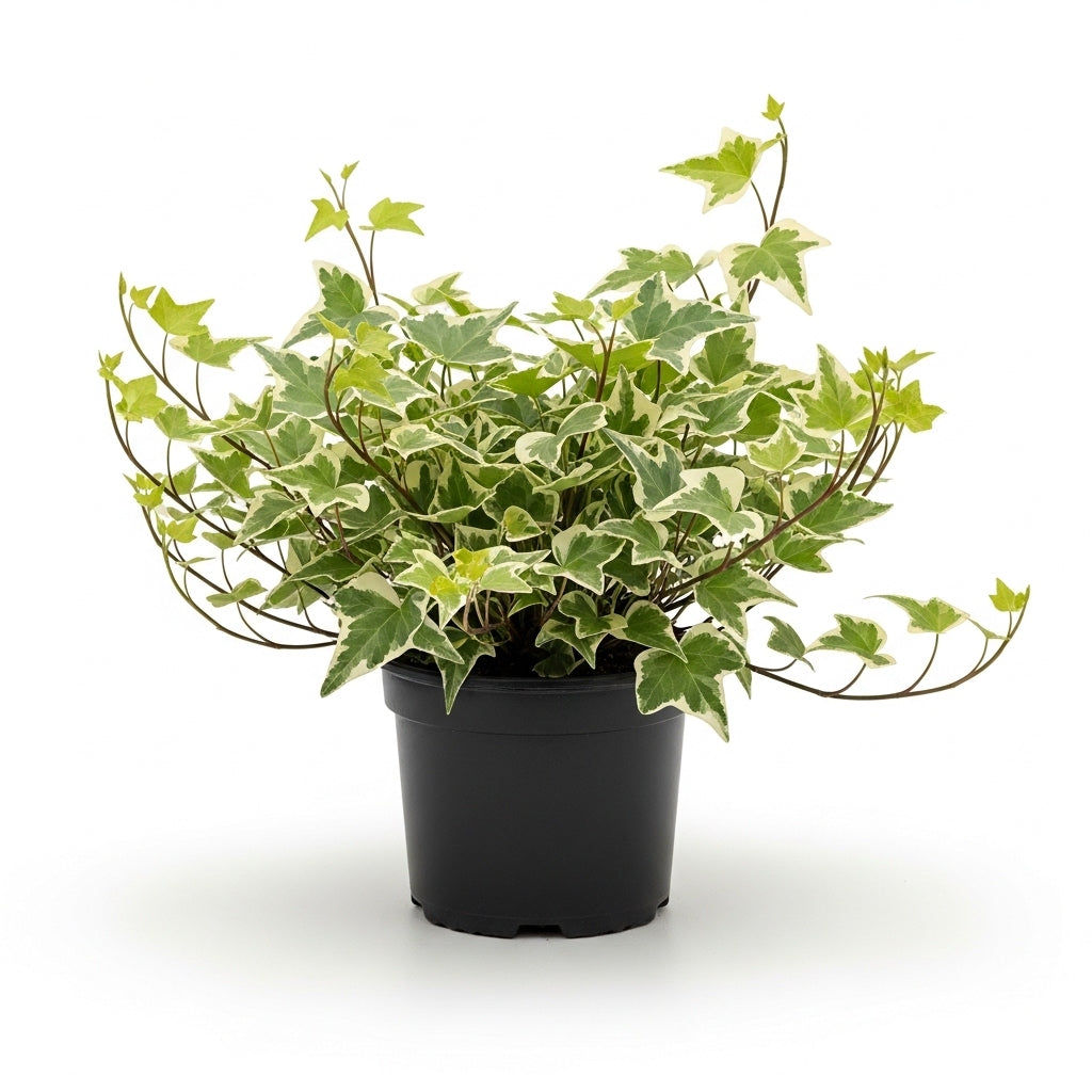 Glacier English Ivy in 6'' Inch Pot for Planting | Trailing & Climbing Easy-Care House Plant | Real English Ivy Plant for Indoor Décor