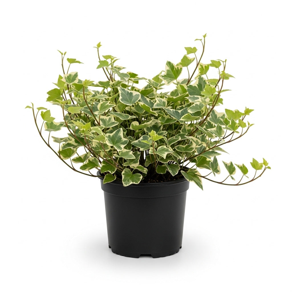 Glacier English Ivy Plant Live in 6 Inch Pot | English Ivy Plants | Trailing Plant & Climbing Ivy | Easy Care Houseplant for Pots, Shelves & Small Spaces