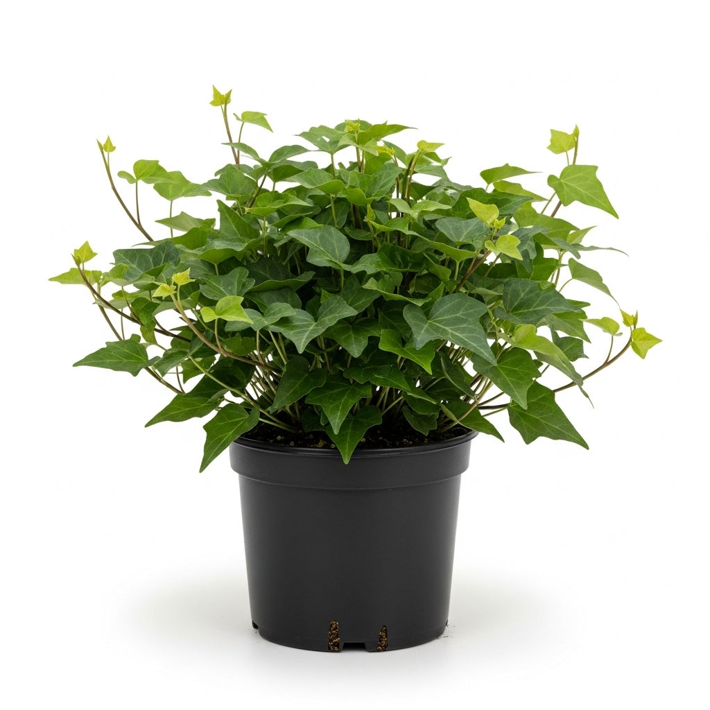 Green English Ivy Indoor Plant in 4 Inch Pot | Fast-Growing English Ivy Live Plant for Fresh Indoor Greenery | Low-Maintenance Trailing Houseplant for Windowsills, Shelves & Hanging Displays
