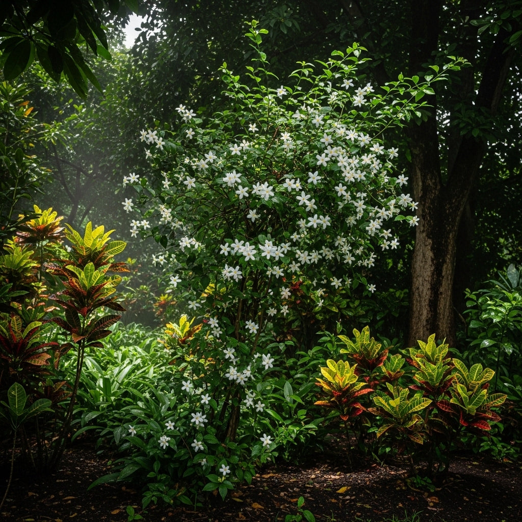 Jasmine Plant Live – Maid of Orleans in 4’’ Inch Pot | Jasmine Plant Indoor Live with White Blooms | Easy-Care Jasmin Plant for Home Decoration | Ideal for Living Spaces & Indoor Plant Collections