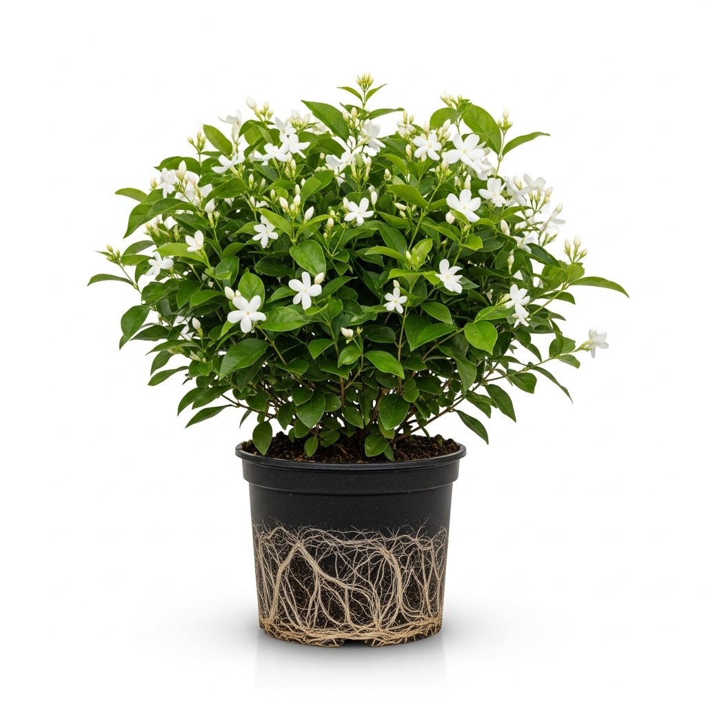 Maid of Orleans Jasmine Plant Live in 4 Inch Pot | Fragrant White-Blooming Jasmine | Easy to Grow Live Jasmine Plant for Indoor Home Décor