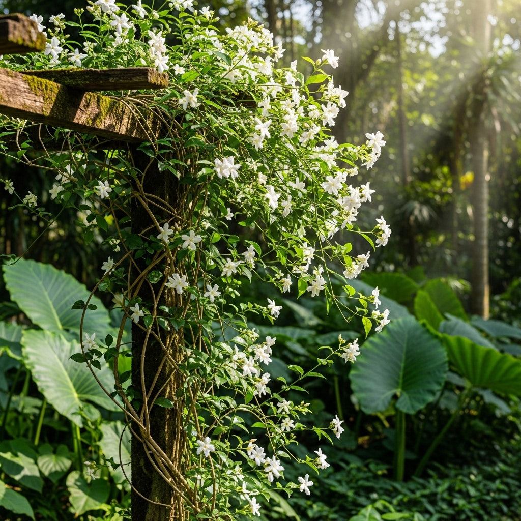Maid of Orleans Jasmine Plant Live in 4 Inch Pot | Fragrant White-Blooming Jasmine | Easy to Grow Live Jasmine Plant for Indoor Home Décor