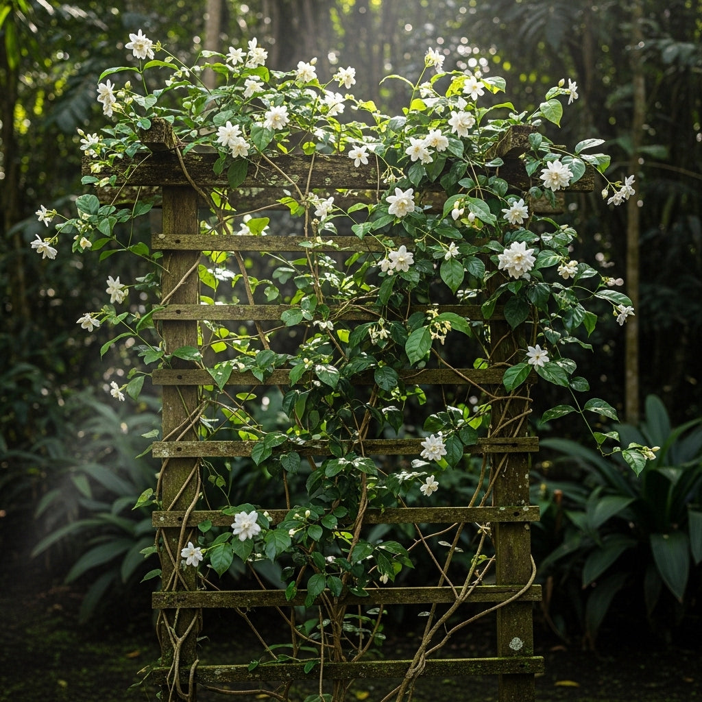 Maid of Orleans Jasmine Flower Plant in 4’’ Inch Pot | Live Jasmine Potted Plant Indoor | Suitable for Windowsills, Desks & Small Spaces | Perfect Fragrant Accent Plant for Home, Office