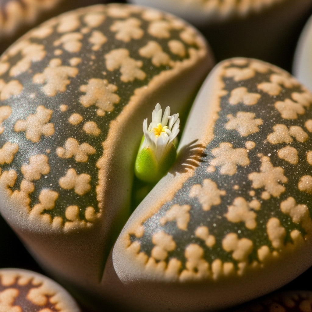 Mix Lithops Succulent Plants Live | 30 Pcs Lithops Live Plants | Bare Root Without Pot & Soil, Indoor Office Desk Decoration, Friend Plant Lovers Gifts
