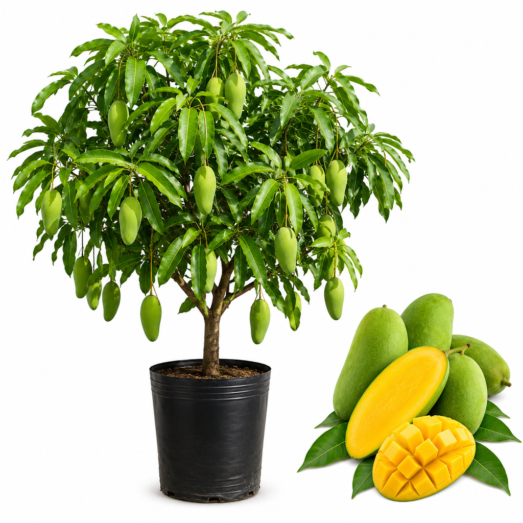 Live Mun Kun Si Mango Plant 2.5–3 Ft Tall | Vigorous Growing Mango Tree | Ideal for Home Garden & Outdoor Spaces (No Ship to CA,HI,AK)