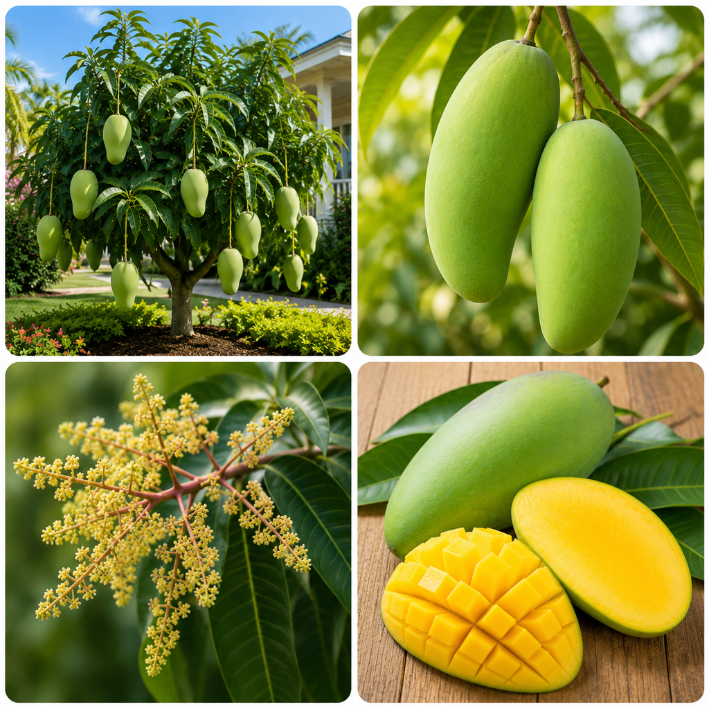 Mun Kun Si Tropical Mango Tree 2.5–3 Ft | Sweet Mango Fruit Tree for Patio, Backyard & Landscape Use (No Ship to CA, HI, AK)