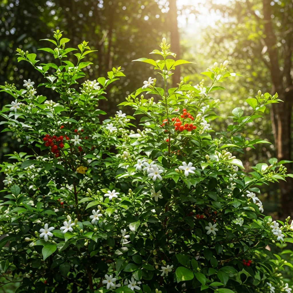 (No Ship to CA, HI, AK) Orange Jasmine Plant Live | Jasmine Tree Live Plant in 3 Gallon Pot, 30–36 Inch Tall | Easy to Grow Flowering Plant for Gardens, Courtyards, Walkways & Outdoor Spaces | No Ship to CA,HI,AK