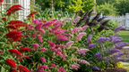 Butterfly Bush Live Plant, 4-6 Inch Tall Starter, Deep Purple Flowering Shrub for Backyard and Garden Rows