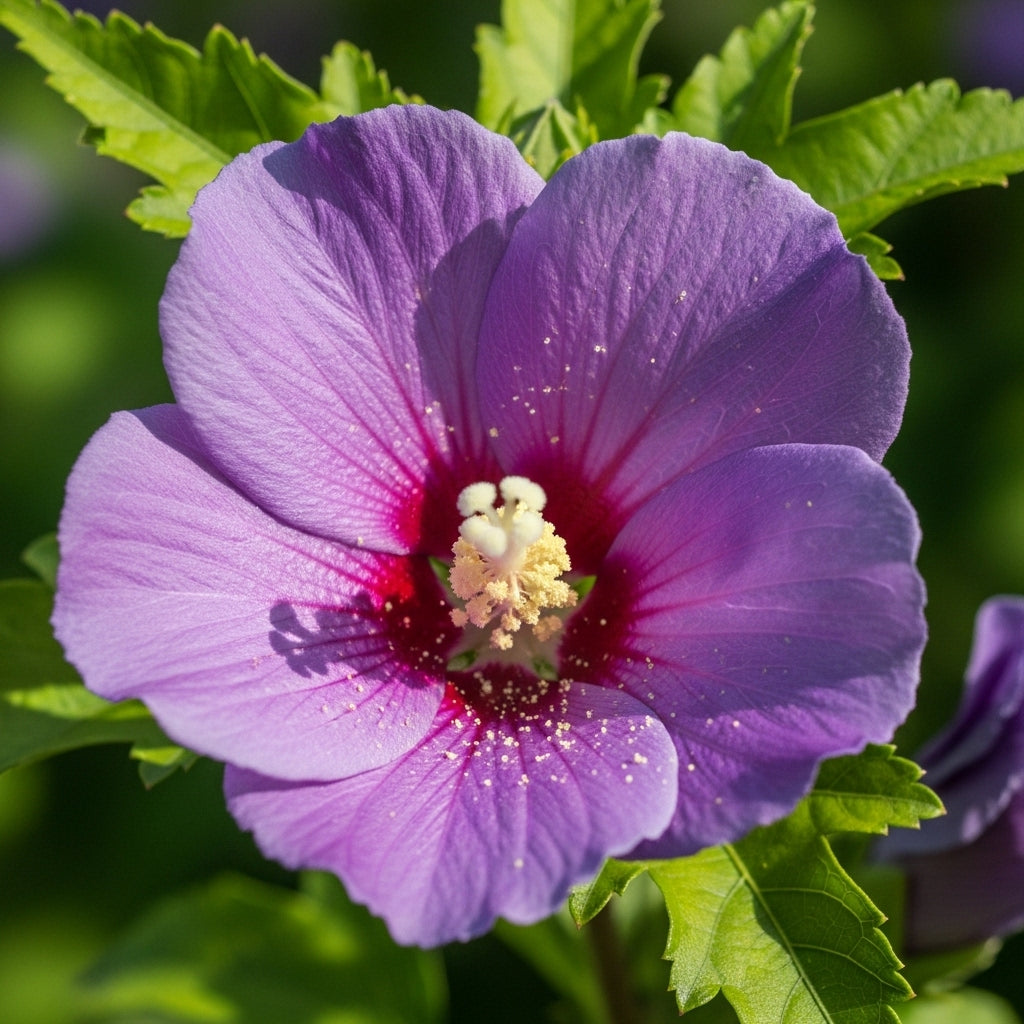 Purple Althea Live Plants - Rose of Sharon | 10-12 Inch Tall Flowering Trees in Gallon Pot | Hardy Hibiscus Shrubs for Outdoor Planting, Landscaping & Garden Beds