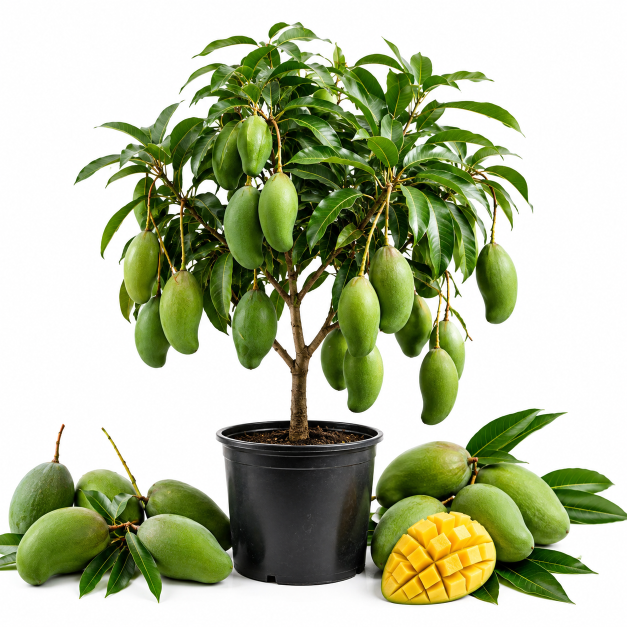 Live Keo Savoy Mango Tree 2.5–3 Ft | Sweet Tropical Mango | Fruit Tree for Yard & Patio (No Ship to CA,HI,AK)